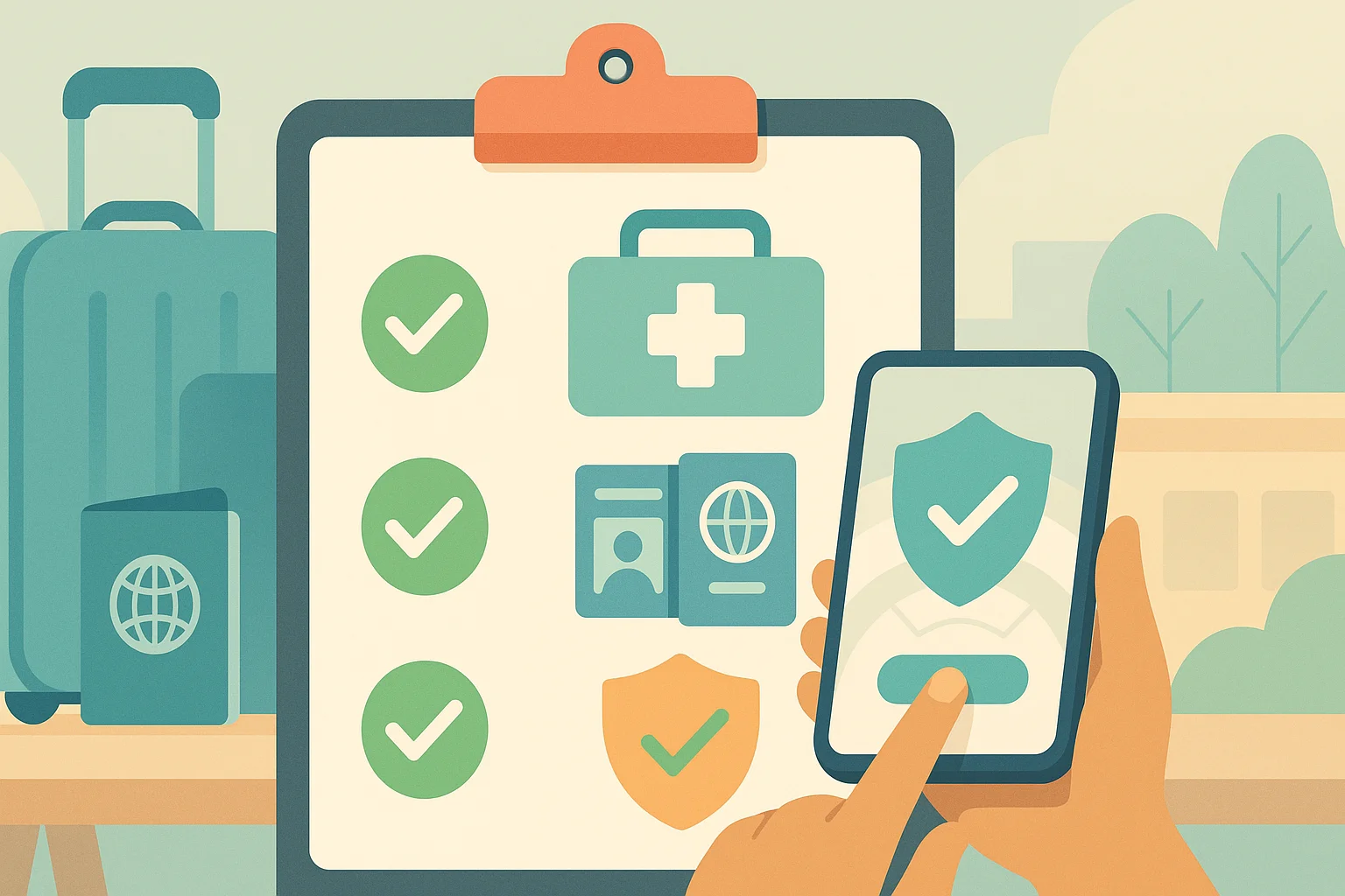 A safety checklist for the start of the family journey.